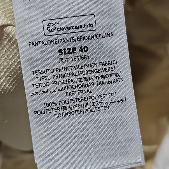 Stella McCartney Yellow Cargo Trousers Pants Size 4 - Picture 7 of 9